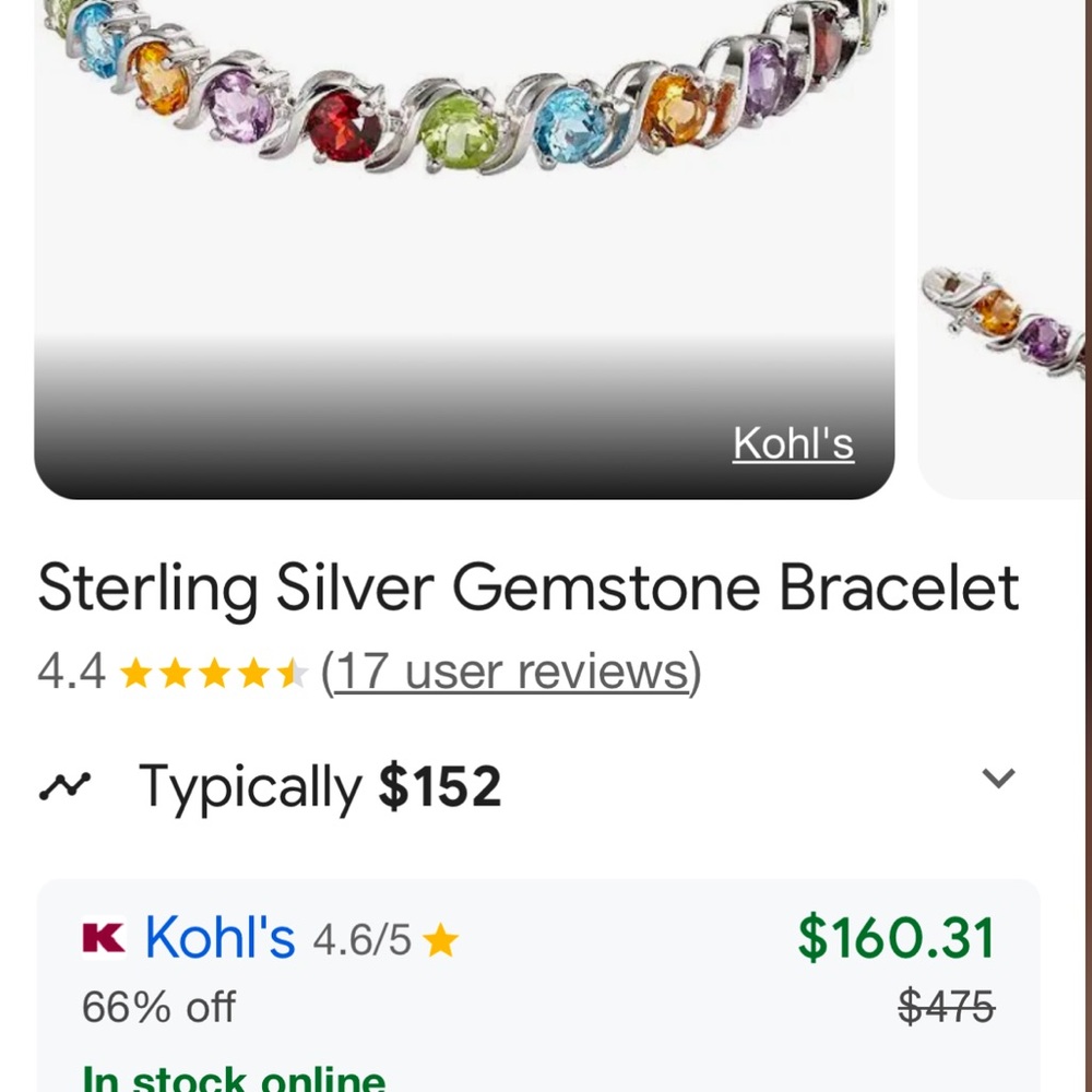 Gorgeous bracket plated silver
